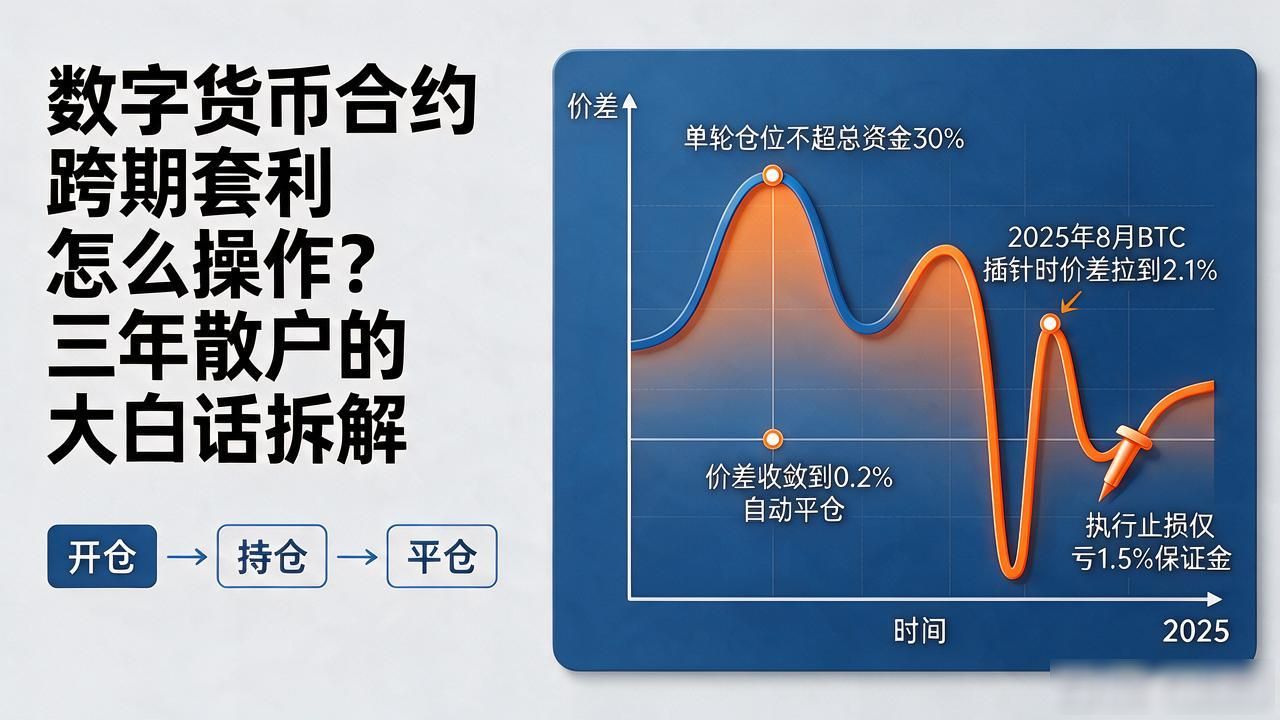 数字货币合约跨期套利怎么操作？三年散户的大白话拆解
