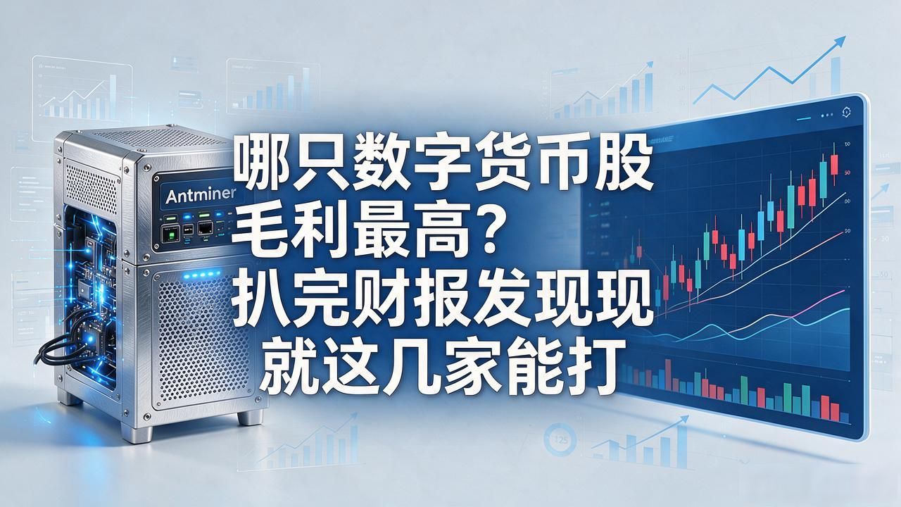 哪只数字货币股毛利最高？扒完财报发现就这几家能打