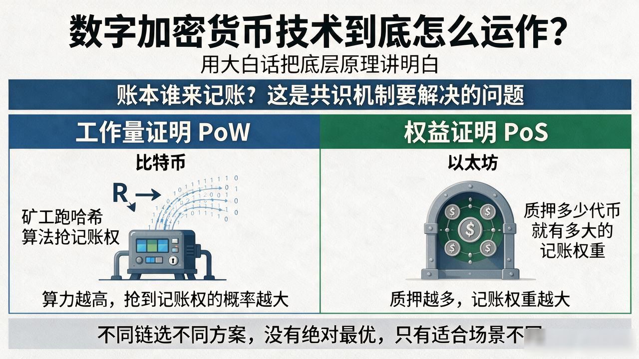 数字加密货币技术到底怎么运作？用大白话把底层原理讲明白