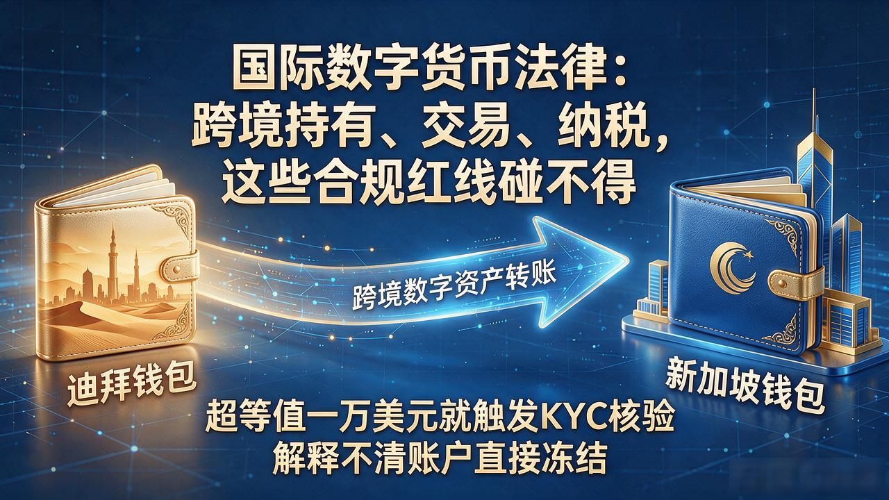国际数字货币法律：跨境持有、交易、纳税，这些合规红线碰不得