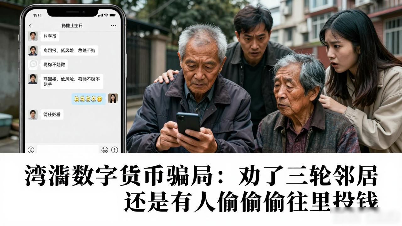 湾沚数字货币骗局:劝了三轮邻居,还是有人偷偷往里投钱