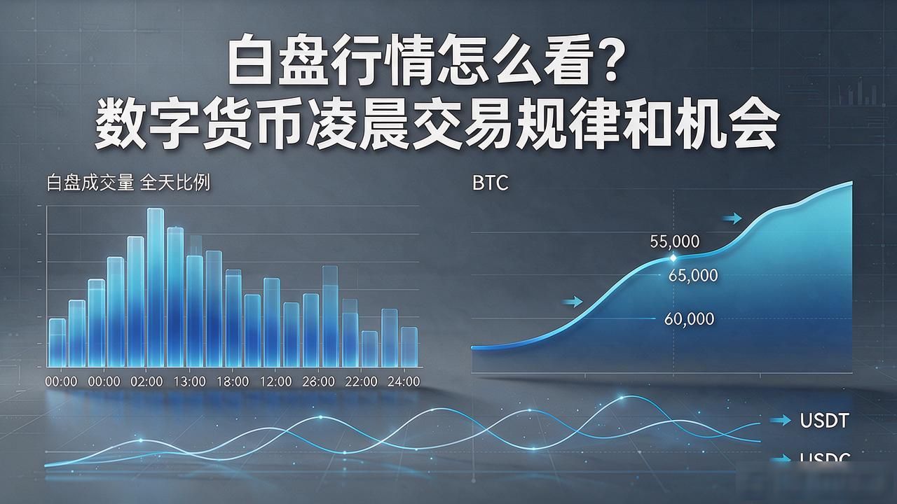 白盘行情怎么看?数字货币凌晨交易规律和机会