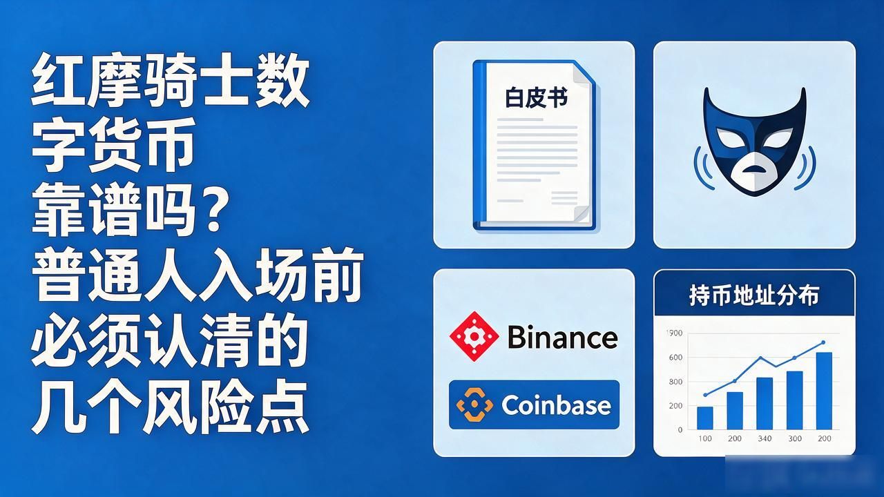 红摩骑士数字货币靠谱吗？普通人入场前必须认清的几个风险点