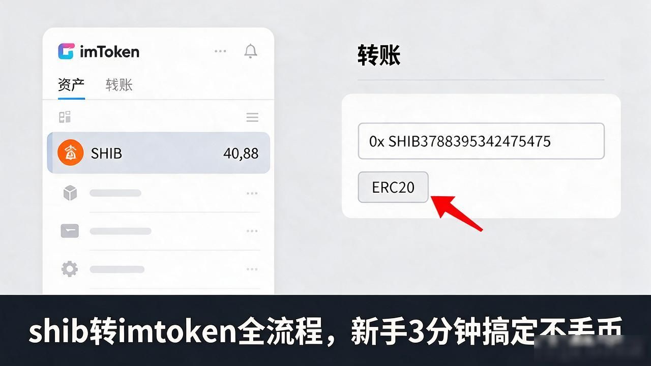 shib转imtoken全流程，新手3分钟搞定不丢币