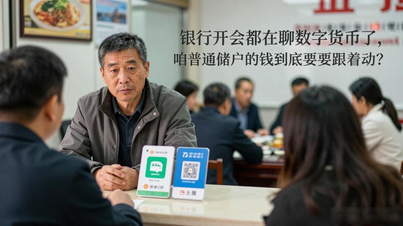 银行开会都在聊数字货币了,咱普通储户的钱到底要不要跟着动?