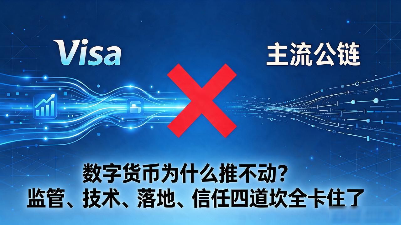 数字货币为什么推不动？监管、技术、落地、信任四道坎全卡住了