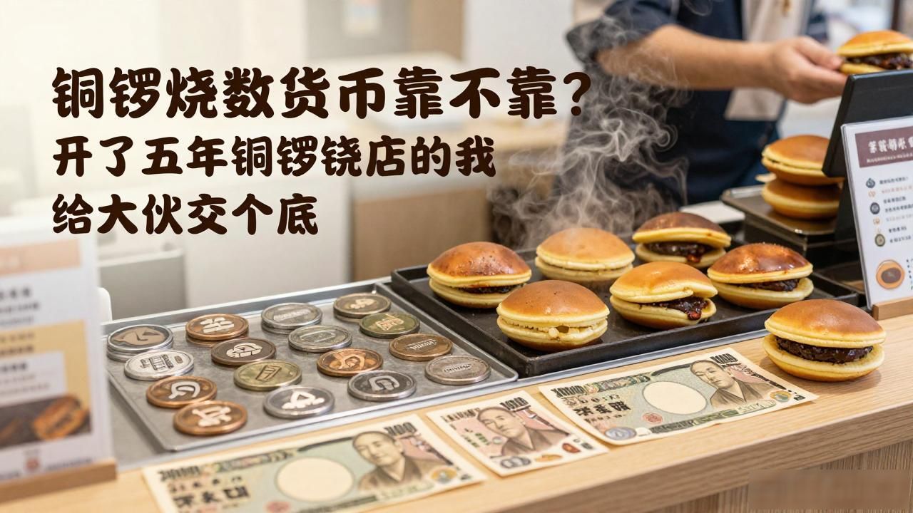 铜锣烧数字货币靠不靠谱？开了五年铜锣烧店的我给大伙交个底