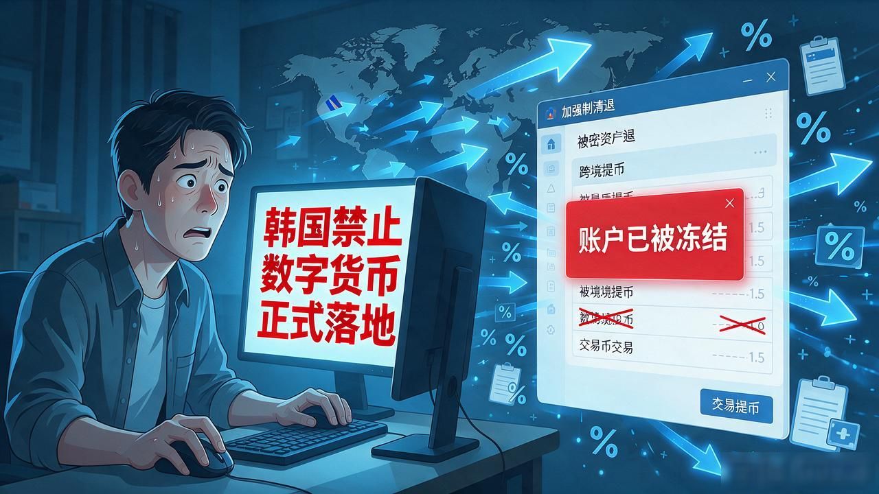 韩国禁止数字货币正式落地，亚洲加密市场大洗牌，普通人的钱该往哪放