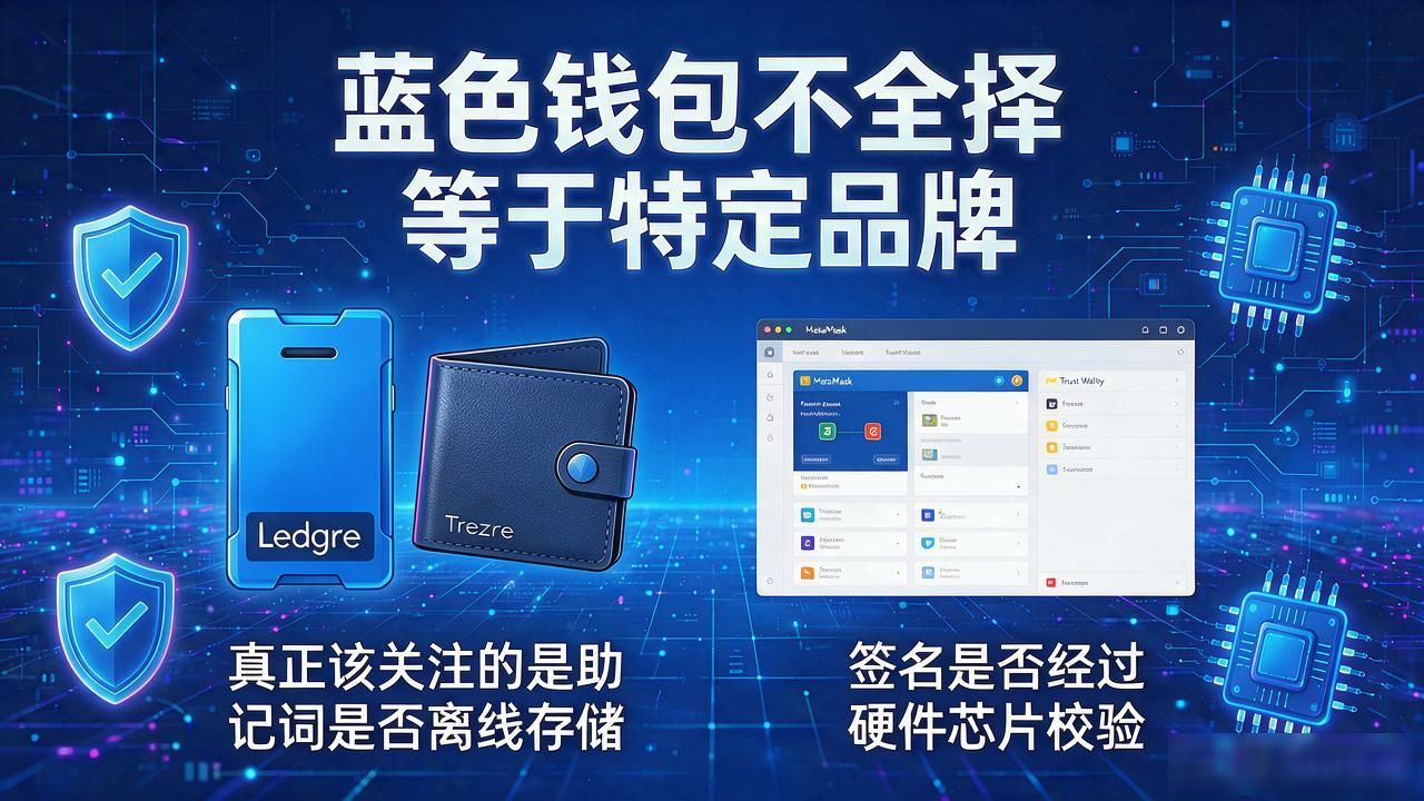 蓝色数字货币钱包怎么选?新手最容易踩的坑说透了