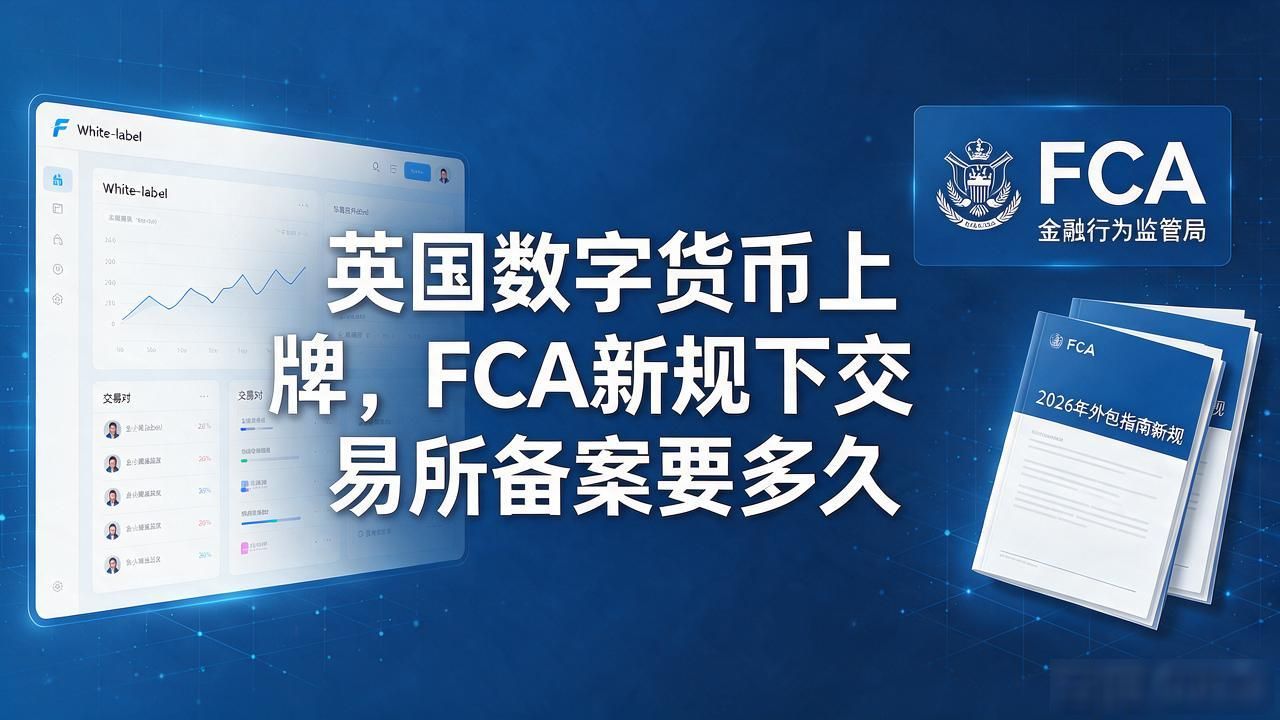 英国数字货币上牌，FCA新规下交易所备案要多久