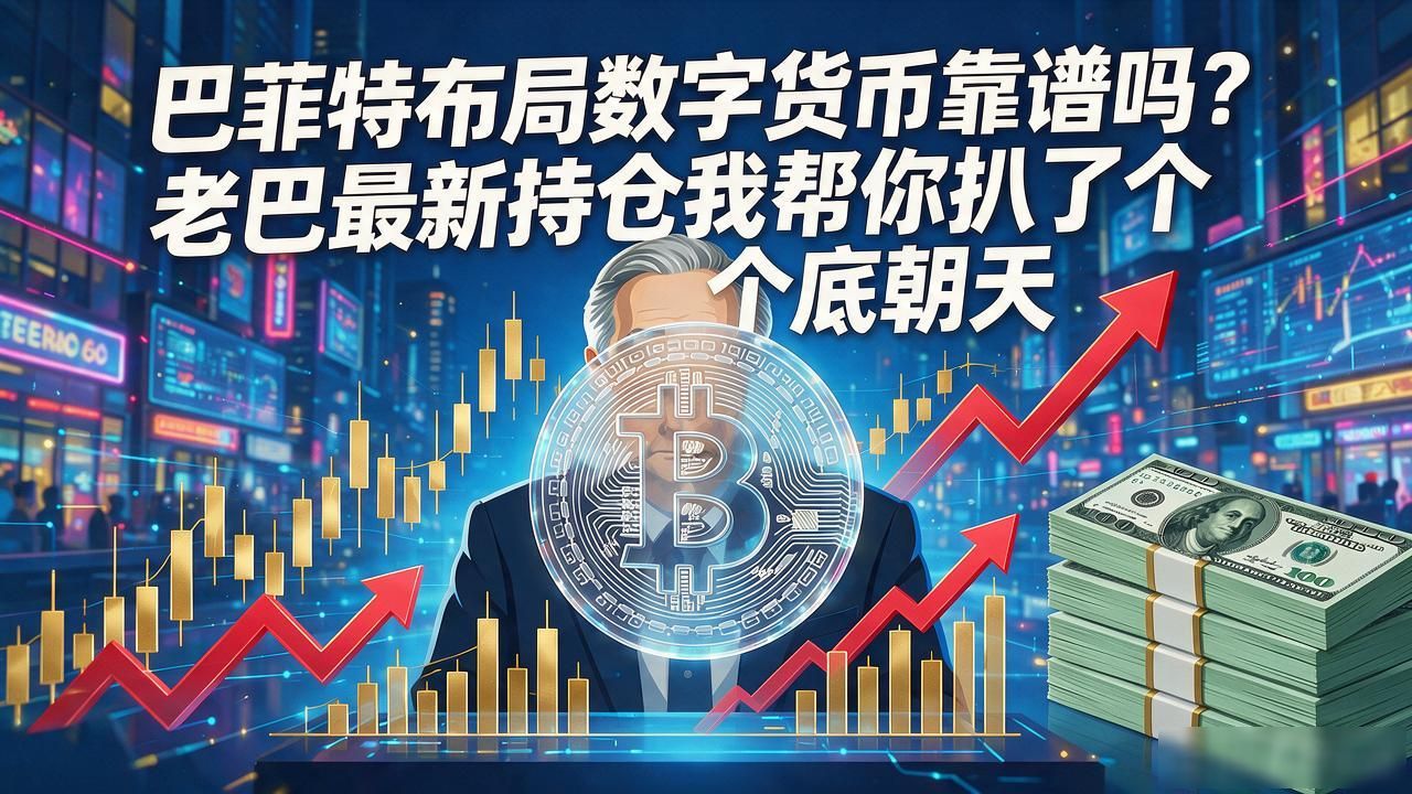 巴菲特布局数字货币靠谱吗？老巴最新持仓我帮你扒了个底朝天