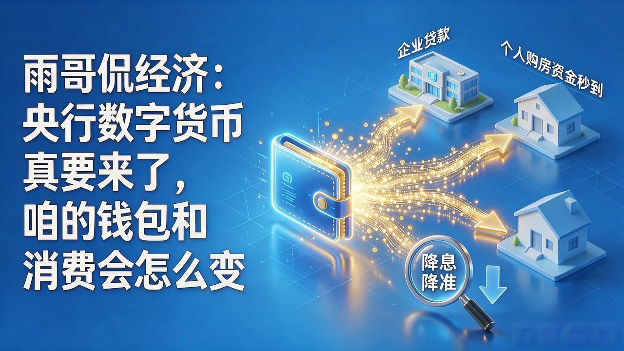 雨哥侃经济：央行数字货币真要来了，咱的钱包和消费会怎么变