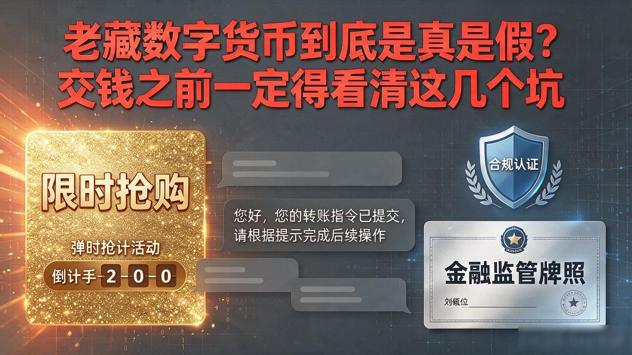 老藏数字货币到底是真是假？交钱之前一定得看清这几个坑
