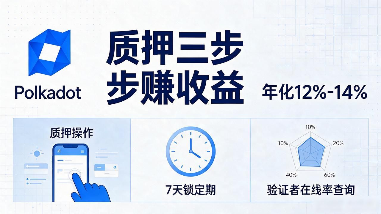 dot怎么挖？别找矿机了，质押三步就能赚收益