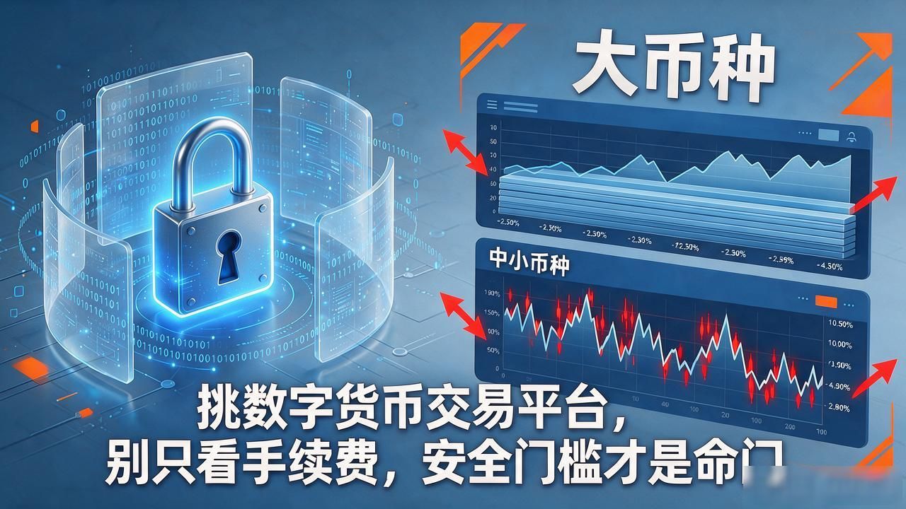 挑数字货币交易交易平台,别只看手续费,安全门槛才是命门