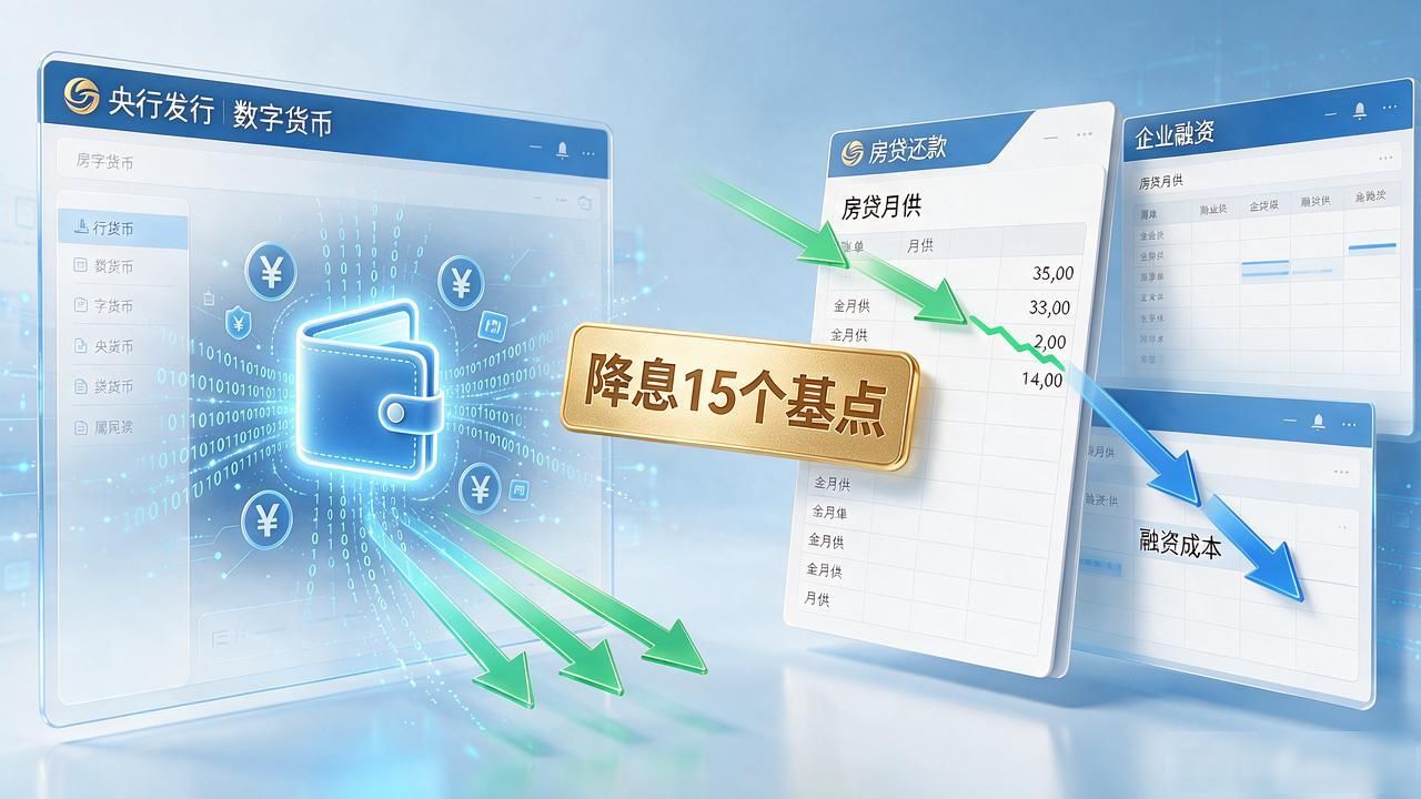 央行发数字货币又降息，两件事到底什么关系